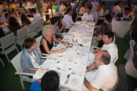 Cena de gala en el restaurante El Palmeral. Olimpiada Española de Economía, Fase Nacional. Puerto de Málaga Muelle 2 El Palmeral de las Sorpresas. Junio de 2015