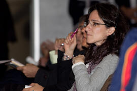 Asistente a la ponencia de clausura del 4º Congreso Internacional de Actividad Físico-Deportiva para Mayores. Escuela Técnica Superior de Ingeniería Informática y Telecomunicaciones. Marzo de 2011