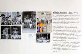 Exposición "Semana Santa, 1972. UMA 40 años compartiendo futuro". Edificio del Rectorado. Abril de 2013