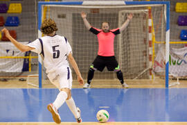 Partido de fútbol sala. Fases Finales de los Campeonatos de España Universitarios. Antequera. Abril de 2012