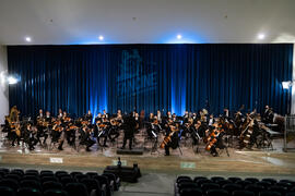Concierto de Bandas Sonoras de la 30 edición de Fancine de la Universidad de Málaga. Auditorio de la Escuela Técnica de Ingeniería de Telecomunicaciones e Informática. Noviembre de 2020