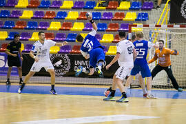 Partido Universidad de Suceava - Universidad de Duisburg-Essen. Categoría masculina. Campeonato Europeo Universitario de Balonmano. Antequera. Julio de 2017
