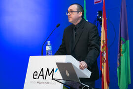 Intervención de Carlos Rosa Jiménez. Inauguración del curso 2018-2019 de la Escuela Técnica Superior de Arquitectura de la Universidad de Málaga. Paraninfo. Octubre de 2018