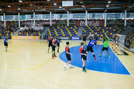 Partido Universidad de Montpellier - Universidad de Frankfurt. Categoría masculina. Campeonato Europeo Universitario de Balonmano. Antequera. Julio de 2017