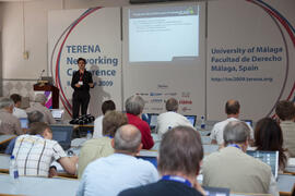Conferencia del congreso TERENA Networking Conference 2009. Facultad de Derecho de la Universidad de Málaga. Junio de 2009