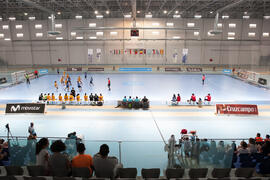 Partido España - India. Categoría femenina. Campeonato del Mundo Universitario de Balonmano. Antequera. Junio de 2016