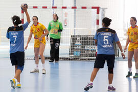 Partido España - India. Categoría femenina. Campeonato del Mundo Universitario de Balonmano. Antequera. Junio de 2016