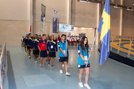 Ceremonia de apertura del IX Campeonato de Europa Universitario de Fútbol Sala. Antequera. Julio de 2013