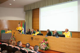 Investidura como Doctor "Honoris Causa" de Edmund Neugebauer por la Facultad de Medicina de la Universidad de Málaga. Edificio del Rectorado. Noviembre de 2016