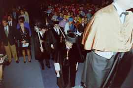 Apertura del Curso Académico 1997/1998 de la Universidad de Málaga. Teatro Cervantes. Octubre de 1997