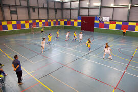 Partido de fútbol sala. Fases Finales de los Campeonatos de España Universitarios. Antequera. Abril de 2012