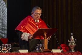 Martín Serrano Vicente. Apertura del Curso Académico 2022/2023 de la Universidad de Sevilla y entrega de su medalla de oro a la Universidad de Málaga. Iglesia de la Anunciación, Sevilla. Septiembre de 2022