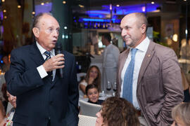 Cena Homenaje a profesores y PAS jubilados de la Facultad de Económicas. Restaurante El Palmeral. Septiembre de 2015