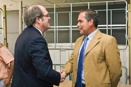 Visita oficial del Ministro Ángel Gabilondo a la Universidad de Málaga. Julio de 2009