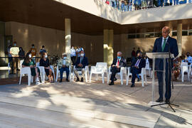 Discurso de José Pablo Lara. Homenaje a los sanitarios en la Facultad de Medicina de la Universidad de Málaga. Campus de Teatinos. Octubre de 2021