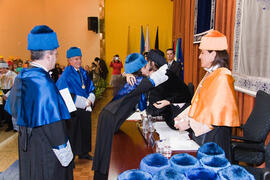 Investidura de nuevos doctores por la Universidad de Málaga. Paraninfo. Diciembre de 2009
