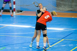 Partido Universidad de Constanta - Universidad de Oslo. Categoría femenina. Campeonato Europeo Universitario de Balonmano. Antequera. Julio de 2017