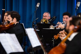 Concierto de Bandas Sonoras de la 30 edición de Fancine de la Universidad de Málaga. Auditorio de la Escuela Técnica de Ingeniería de Telecomunicaciones e Informática. Noviembre de 2020
