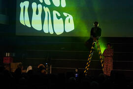 Actuación en la gala de clausura de la 31ª edición de Fancine de la Universidad de Málaga. Cine Albéniz. Noviembre de 2021