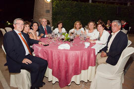 Cena de gala con motivo al homenaje para los jubilados y personal que cumple 25 años de servicio en la Universidad de Málaga. Jardín Botánico. Junio de 2009