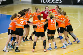 Partido Universidad Akdeniz - Radboud University Nijmegen. Categoría femenina. Campeonato Europeo Universitario de Balonmano. Antequera. Julio de 2017
