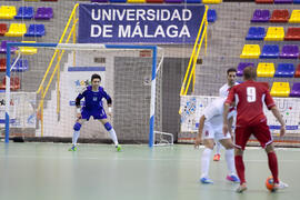 Partido Irán contra Bielorrusia. 14º Campeonato del Mundo Universitario de Fútbol Sala 2014 (FUTSAL). Antequera. Julio de 2014