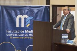 Discurso de José Ángel Narváez. 50 Aniversario de la Facultad de Medicina de la Universidad de Málaga. Facultad de Medicina. Octubre de 2022