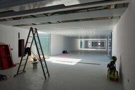 Interiores de la nueva Facultad de Psicología. Campus de Teatinos. Mayo de 2021