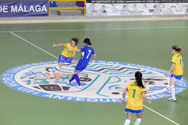 Partido Brasil contra China Taipéi. 14º Campeonato del Mundo Universitario de Fútbol Sala 2014 (FUTSAL). Antequera. Julio de 2014