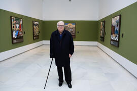 Eugenio Chicano. Exposición "Aguatintas por Seguiriyas". Palacio Episcopal de Málaga. Enero de 2019