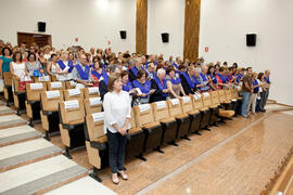 Clausura de la XIX edición del Curso Aula de Mayores de la Universidad de Málaga. Paraninfo. Junio de 2014