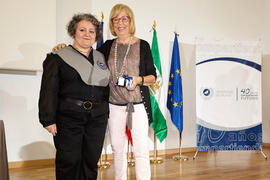 Homenaje al personal que cumple 25 años al servicio de la Universidad de Málaga y al personal jubilado. Paraninfo. Julio de 2013