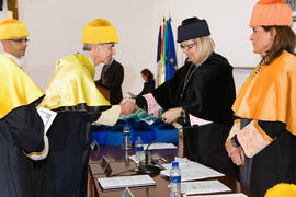Investidura de nuevos doctores por la Universidad de Málaga. Paraninfo. Enero de 2011