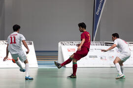Partido Portugal contra Irán. 14º Campeonato del Mundo Universitario de Fútbol Sala 2014 (FUTSAL). Antequera. Julio de 2014