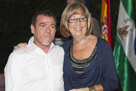 Cena de gala con motivo al homenaje para los jubilados y personal que cumple 25 años de servicio en la Universidad de Málaga. Jardín Botánico. Junio de 2010