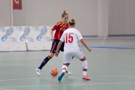 Partido España contra Rusia. 14º Campeonato del Mundo Universitario de Fútbol Sala 2014 (FUTSAL). Antequera. Julio de 2014