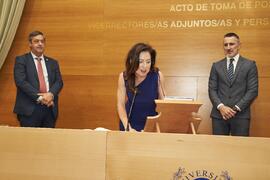 Toma de posesión de Beatriz Lacomba Arias como nueva Vicerrectora Adjunta para el Acceso y Admisión de Estudiantes de la Universidad de Málaga. Edificio del Rectorado. Abril de 2024