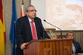 José Ángel Narváez en el acto conmemorativo del 50 Aniversario de la Facultad de Económicas. Facultad de Ciencias Económicas y Empresariales. Octubre de 2015