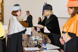 Investidura de nuevos doctores por la Universidad de Málaga. Paraninfo. Enero de 2011