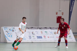 Partido Portugal contra República Checa. 14º Campeonato del Mundo Universitario de Fútbol Sala 2014 (FUTSAL). Antequera. Julio de 2014