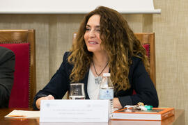 Macarena Parrado. Presentación de la memoria del 50 Aniversario de la Facultad de Económicas. Facultad de Ciencias Económicas y Empresariales. Marzo de 2019