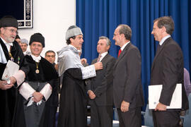 Investidura como Doctor "Honoris Causa" de D. José Antonio Domínguez Bandera por la Universidad de Málaga. Escuela Técnica Superior de Informática y Telecomunicaciones. Mayo de 2010