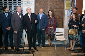 Inauguración de la placa conmemorativa de la Casa Natal de Eugenio Chicano. Málaga. Octubre de 2017