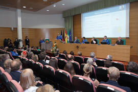 Investidura como Doctor "Honoris Causa" de Hans-Dieter Wienberg por la Facultad de Ciencias de la Universidad de Málaga. Rectorado. Mayo de 2016