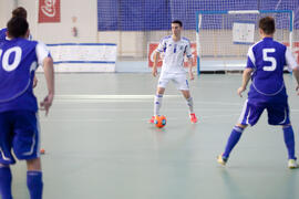 Partido Israel contra Eslovaquia. 14º Campeonato del Mundo Universitario de Fútbol Sala 2014 (FUTSAL). Antequera. Julio de 2014