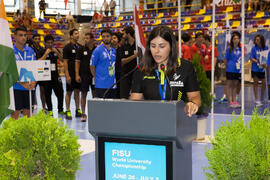 Ceremonia de apertura del Campeonato del Mundo Universitario de Balonmano. Antequera. Junio de 2016