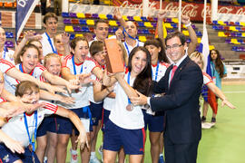 Medalla de bronce para Rusia. Acto de clausura y entrega de medallas. 14º Campeonato del Mundo Universitario de Fútbol Sala 2014 (FUTSAL). Antequera. Julio de 2014