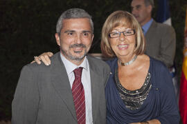 Cena de gala con motivo al homenaje para los jubilados y personal que cumple 25 años de servicio en la Universidad de Málaga. Jardín Botánico. Junio de 2010