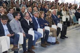 Asistentes a la inauguración de la nueva Facultad de Psicología y Logopedia de la Universidad de Málaga. Campus de Teatinos. Octubre de 2022