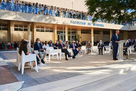 Discurso de José Pablo Lara. Homenaje a los sanitarios en la Facultad de Medicina de la Universidad de Málaga. Campus de Teatinos. Octubre de 2021